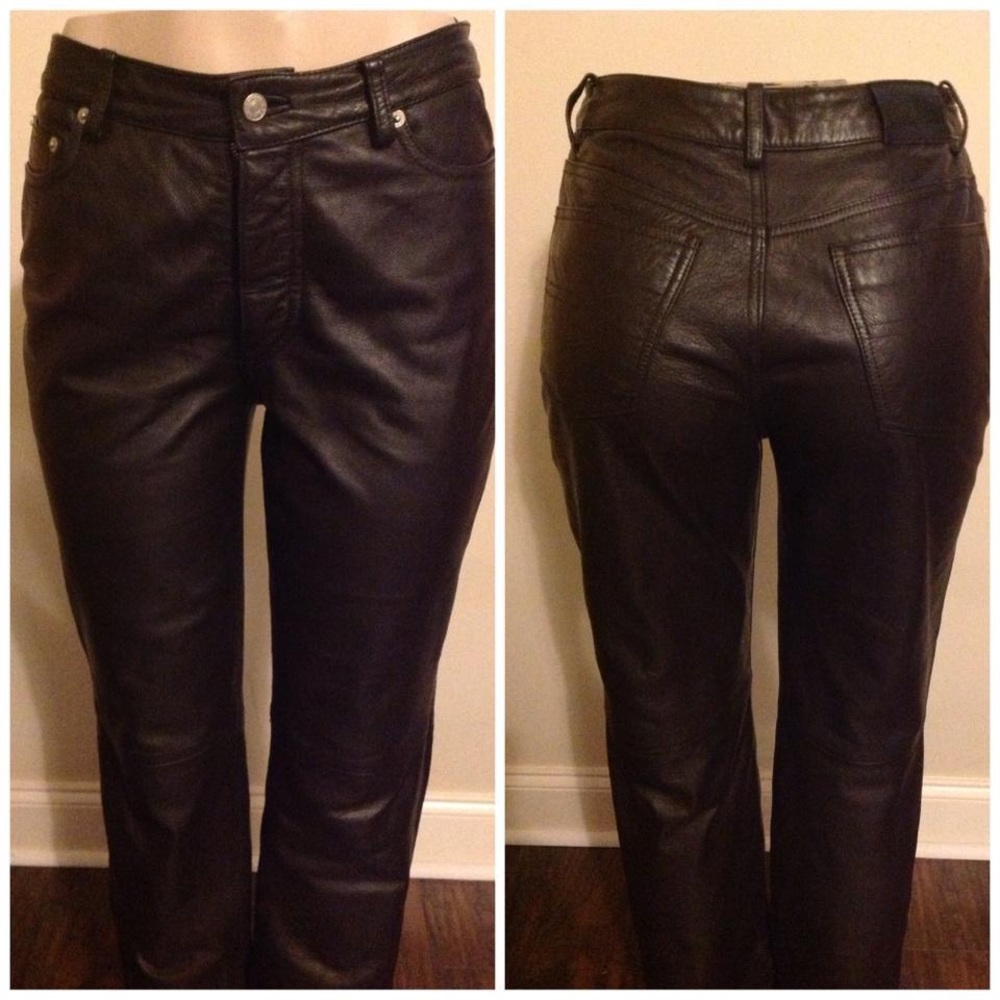 Tommy Hilfiger real leather pants - Picture 3 of 8
